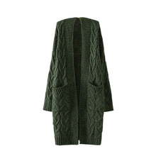 Load image into Gallery viewer, LOOZYKIT 2019 New Autumn Winter Women&#39;s Loose Long Sleeve Korean Knit Sweater Cardigan Coat Thick Winter Women Cardigans Sweater
