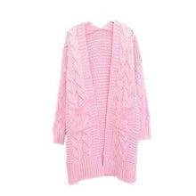 Load image into Gallery viewer, LOOZYKIT 2019 New Autumn Winter Women&#39;s Loose Long Sleeve Korean Knit Sweater Cardigan Coat Thick Winter Women Cardigans Sweater
