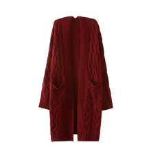 Load image into Gallery viewer, LOOZYKIT 2019 New Autumn Winter Women&#39;s Loose Long Sleeve Korean Knit Sweater Cardigan Coat Thick Winter Women Cardigans Sweater
